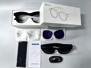 AI Smart Glasses Real-time Translation Dual Camera <b>Bluetooth</b> Call Sunglasses Shoot Audio Video Music Player Multifunctional M88 - Product Image 2