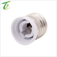 Adaptateur de douille de lampe E27 vers E12, E27-E12 pour changer la douille de lampe, adaptateur de douille de lampe LED, douille de lampe allongée