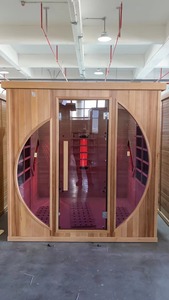 ซาวน่าบำบัดด้วยแสงสีแดงแบบเอนนอนได้ สำหรับ 2-3 คน ยี่ห้อ Canadian Wood Home <span class=keywords><strong>Spa</strong></span> - Product Image 4