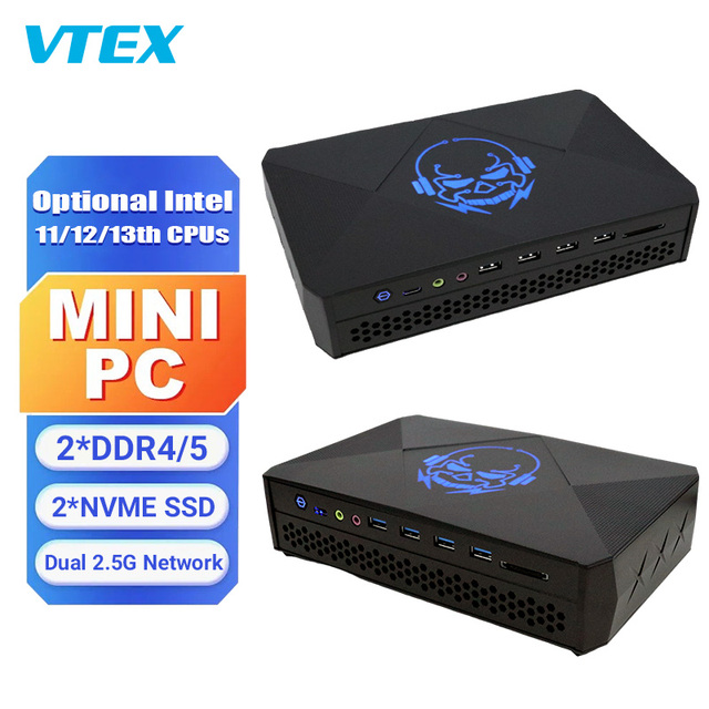 High Performance 12GB Mini Pc I7 / I9 RTX3060 DDR5 WiFi 6+BT5.2 Win11 Linux Computer Multi-OS Compact Office Gaming Rig Mini Pc