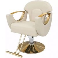 Fauteuil de Barbier Professionnel pour Salon de Coiffure – Chaise Inversée pour Permanente et Coloration, Tabouret de Coiffage