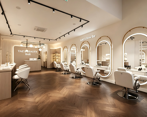 Conjunto de Muebles Modernos para Salón de Belleza y Peluquería |   Estaciones de Estilismo Personalizadas y Mesas de Manicura, Soluciones Integrales de Diseño de Interiores para Salones de Belleza - Product Image 1