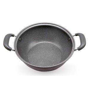 Sartén antiadherente redonda de acero al carbono, sartén <span class=keywords><strong>con</strong></span> tapa, cazuela <span class=keywords><strong>con</strong></span> cesta - Product Image 4