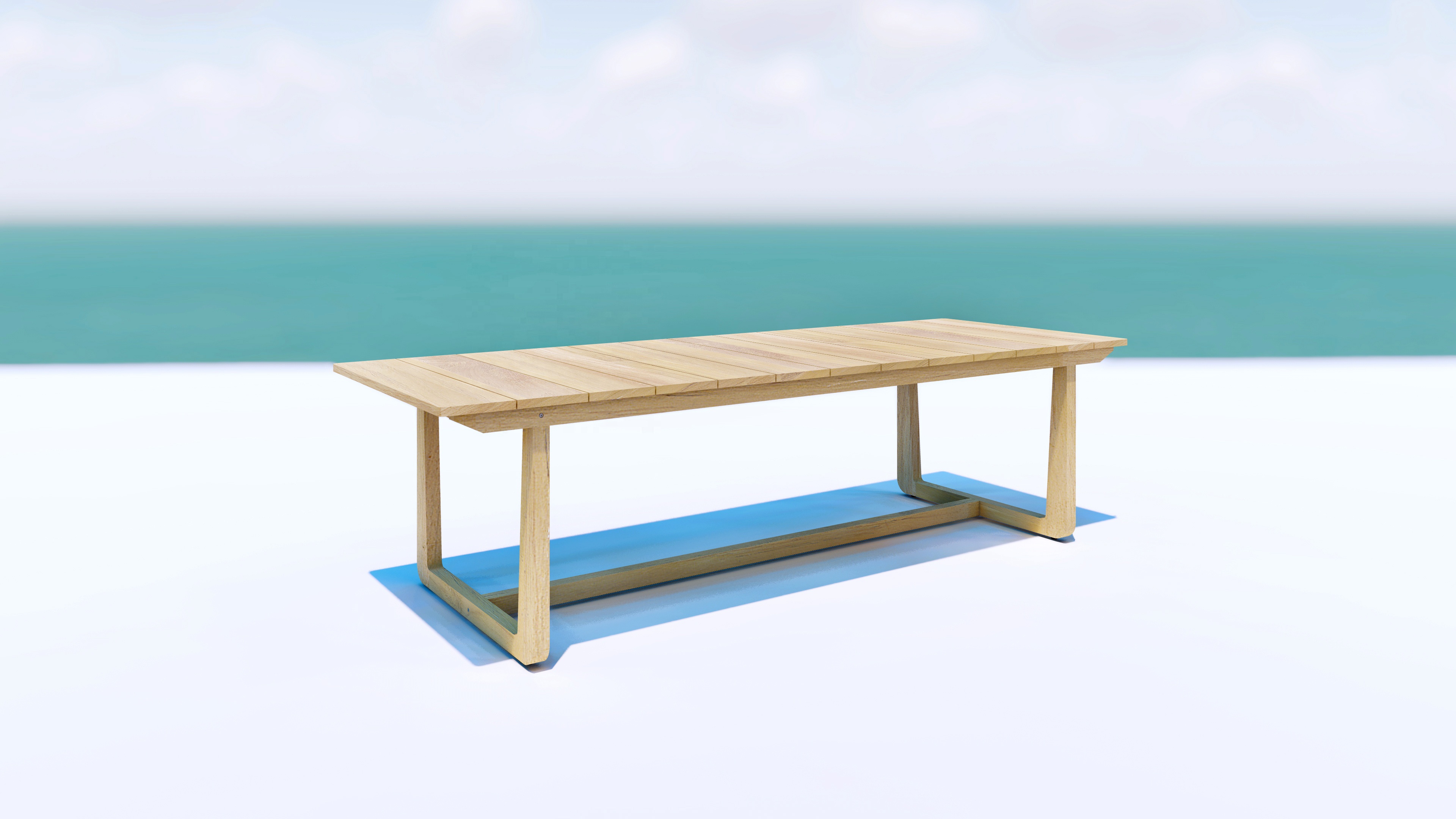 SIGMA VASCO Modern Design New Arrival Outdoor Patio Furniture Teak Wood All Weather Dining Set Table and ChairsPopular