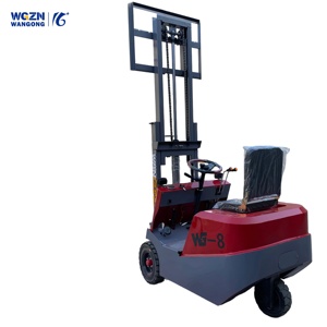 Carrello Elevatore Elettrico a Tre Ruote WGZN da 0,8 Tonnellate, 48V52A, Forche Forgiate, Pneumatici Solidi per Magazzino - Product Image 3
