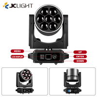 7pcs 60w Bee Eye Led Wash Moving Head Light avec Led Ring DJ Moving Heads 7x60w Rgbw 4in1 Zoom Led Stage Light