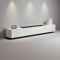 Meuble TV de style design avec foyer intégré, meuble TV moderne de luxe pour la décoration intérieure