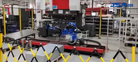 Robot de manutention Yaskawa GP50 avec machine à cintrer la machine CNC