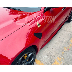 Pare-chocs avant large et ailes larges en fibre de carbone sèche style DRIFTON GTAM pour Alfa Romeo Giulia 2016-2023 - Product Image 5