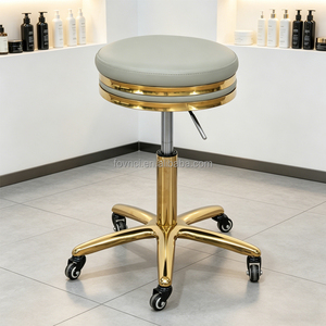 Tabouret de beauté moderne, chaise de <span class=keywords><strong>coiffeur</strong></span>, tabouret de barbier pour salon de coiffure, salon de manucure, tabouret de barbier rotatif réglable avec roulettes - Product Image 1