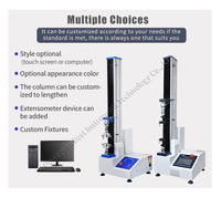 Máquina de Ensayo de Tracción y Compresión de Columna Única de Película Delgada BST-WS-500S 500N, con Motor Servo AC de 90 Grados para Pruebas de Despegue, IP55