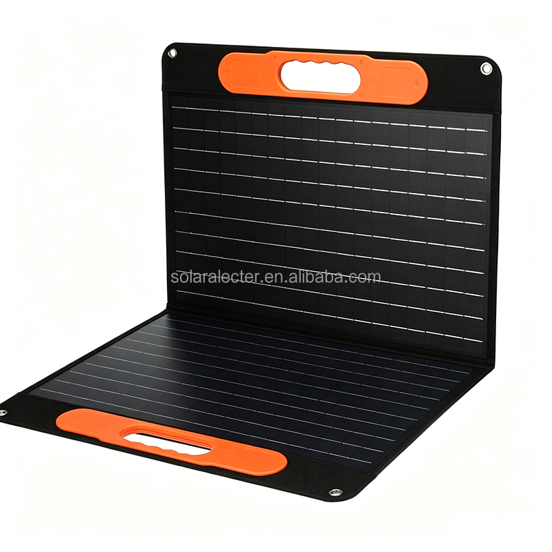 <strong>100W</strong> 23.5% High Efficiency <strong>Foldable</strong> <strong>Solar</strong> <strong>Panel</strong> | IP67 Waterproof for Power Station, Camping & Off Grid Emergency
