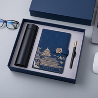 Offre Spéciale : Coffret Cadeau d'Affaires d'Usine – Carnet A5, Thermos et Boîte à Stylos, Personnalisable avec Logo, Idéal pour Événements Professionnels