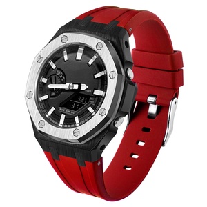 Boîtier de montre personnalisé en alliage de zinc pour <span class=keywords><strong>Casio</strong></span> 2100, accessoires de remplacement, bracelet en silicone, lunette pour kit de modification <span class=keywords><strong>Casio</strong></span> G A2100 - Product Image 6