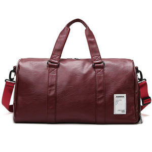 2026 New Arrival Custom Luxury <b>Duffel</b> <b>Bag</b> Modern Style PU Travel <b>Bag</b> for Men for Yoga Gym & Fitness Shoes Included - Product Image 6