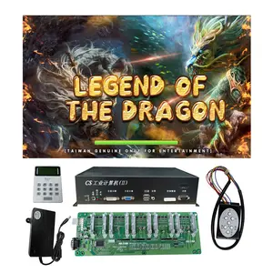 4~10 Player Fish Table Game Machine Cabinet Legend Of The Dragon Arcade Shooting Fish Game Host Accessories