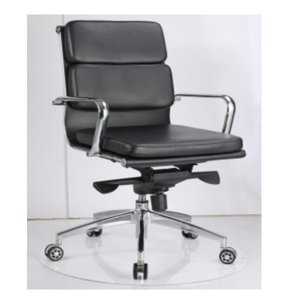 Chaise de bureau en cuir moderne et confortable 36019-1309D/B/A - Product Image 4