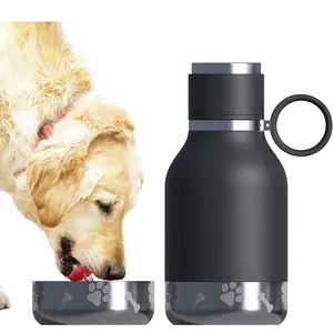 Grosir Mangkuk Anjing Pengumpan 32Oz Botol Air Stainless Steel Stainless Steel Terisolasi Vakum Berdinding Ganda Portabel Perjalanan