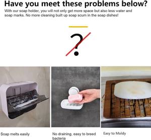 2 pcs Eco-Friendly Plat en <span class=keywords><strong>Bois</strong></span> pour <span class=keywords><strong>Savon</strong></span> Magnet Air Dry <span class=keywords><strong>Savon</strong></span> Saver Self Wood Magnetic Bar Soap Holder for Shower Wall - Product Image 4