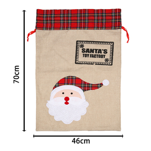 EAGLEGIFTS 2025 Luxury Blank Oz Pet Velvet Eco Grey Present Xmas Gift Bag Canvas Cotton <strong>Hessian</strong> Santa <strong>Christmas</strong> <strong>Sacks</strong> - Product Image 2