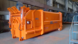 Alta capacidade comercial Trash <span class=keywords><strong>Compaction</strong></span> Machine Waste Compactor com fácil operação - Product Image 5