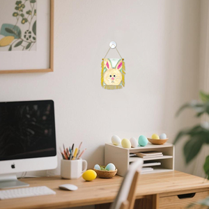 10x15cm <b>Easter</b> Bunny Festival Mini Pennant Car Flags Window Hanging Suction <b>Cup</b> - Product Image 5