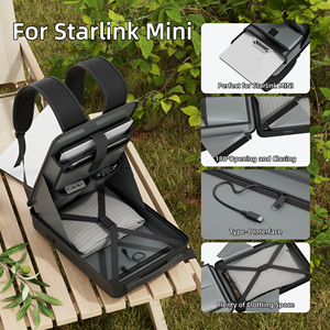 กระเป๋าเป้สะพายหลังกันน้ำสำหรับ Starlink Mini ทนทานต่อการกระแทก พร้อมกุญแจรหัส TSA และพอร์ตชาร์จ - Product Image 5
