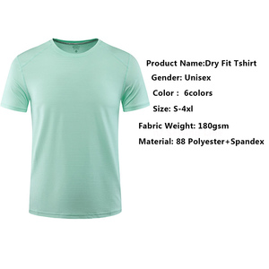 T-shirt Sportiva da Corsa di Alta Qualità ad Asciugatura Rapida, Logo Personalizzato, Poliestere con Spandex, <span class=keywords><strong>Abbigliamento</strong></span> <span class=keywords><strong>Sportivo</strong></span> per <span class=keywords><strong>Uomo</strong></span> - Product Image 5