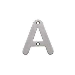 Targa in Acciaio Inox con Lettere e Numeri per Porte di Case ed Edifici - Product Image 1