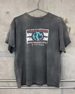 เสื้อยืดลายกราฟิก DTG แบบสั่งทำพิเศษ ทรงโอเวอร์ไซส์ ผ้าฝ้าย 100% ซักกรด เนื้อผ้าหนา สำหรับผู้ชาย สไตล์วินเทจ ขาดๆ แบบดิสเทรส - Product Image 1