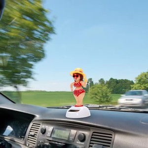 Soldado Cactus, Decoración para el Tablero del Auto, con Energía Solar, Baila y Mueve la Cabeza, Adornos Lindos para Autos de Chicas, Accesorios de Auto de Dibujos Animados - Product Image 3