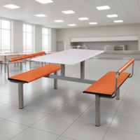 Offre Spéciale – Ensemble Table et Chaises Écologiques, Durables et Faciles à Nettoyer pour Restaurants de Restauration Rapide – Mobilier Commercial
