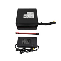 Paket Baterai Lithium AMORGE 26S8P 50PL 96V 40AH 400A dengan BMS Bluetooth ANT untuk Sepeda Listrik