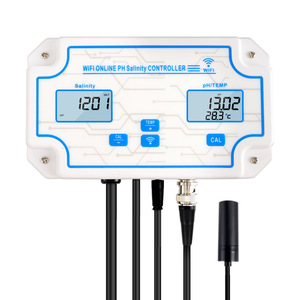3-In-1 Wifi Water Quality <b>Tester</b> <b>Ph</b> Salinity Temp Monitor Online Controller With App For Aquarium Pool Water Analysis - Product Image 5