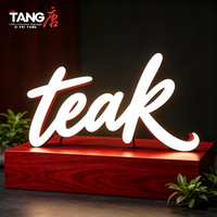 Enseigne lumineuse en lettres encastrées en acier inoxydable soudé, avec éclairage LED en acrylique, étanche IP65, pour les bureaux, les bâtiments, les cafés, la décoration