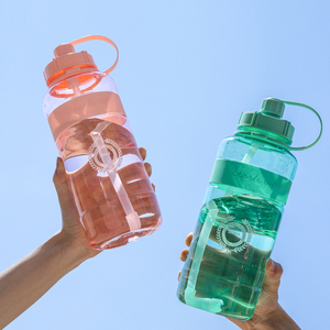 bpa free 600ml 1100ml 1500ml 2000ml plastic water bottle travel sport kids water bottle for school for travel