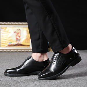 Outdoor <b>Height</b> <b>Increasing</b> Large Sized Shoes Men's Breathable And Fashionable Leather Shoes Business Formal Flat Casual Shoes - Product Image 5