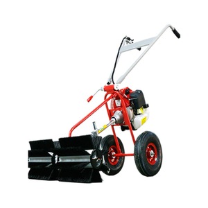 Tondeuse à gazon professionnelle industrielle thermique 2 temps 21V avec bac de ramassage, poussée manuelle à deux roues, débroussailleuse 1KW - Product Image 5