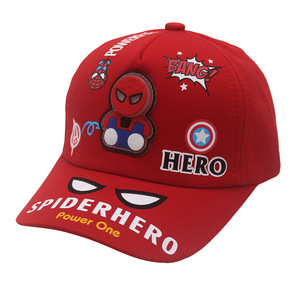 Chapeaux de voyage en plein air résistants au soleil dessin animé Anime Marvel Spider Man brillant hip-hop tasses de Baseball casquettes à visière réglables pour les enfants - Product Image 1