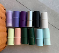Pack HC sans MOQ – Kit de tubes cosmétiques DIY 6g en plastique vides pour baume à lèvres, blush, fond de teint en stick – Vert, rose, blanc, noir – EN STOCK