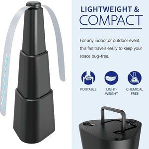 2024 New Multi-function Blade Automatic Mosquito <strong>Fly</strong> Repellent <strong>Fans</strong> for Outdoor - Product Image 2