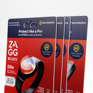 Protecteur d'écran biodégradable Emballage <span class=keywords><strong>en</strong></span> carton fin <span class=keywords><strong>en</strong></span> deux parties avec logo personnalisé emballage <span class=keywords><strong>en</strong></span> papier rigide au détail - Product Image 3