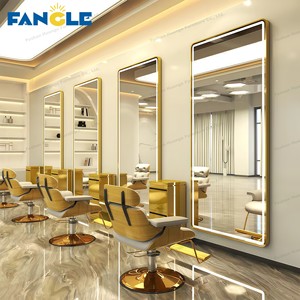 <span class=keywords><strong>Salon</strong></span> sang trọng Gương cắt tóc cửa hàng duy nhất hai mặt bàn trang điểm <span class=keywords><strong>Salon</strong></span> với ánh sáng gương tóc <span class=keywords><strong>Salon</strong></span> cắt tóc gương - Product Image 2