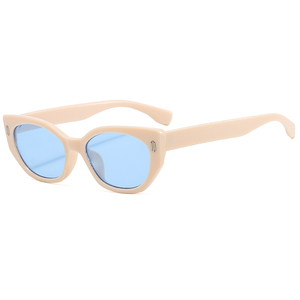 Gafas de <span class=keywords><strong>Sol</strong></span> Modernas para Hombre, <span class=keywords><strong>Lentes</strong></span> con Protección UV400, Logotipo Personalizado, Diseño de Moda Popular, Disponibles en Negro, Blanco, Naranja y Beige, Monturas Hechas de PC - Product Image 6