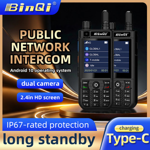 BinQi BQ-F7 Waterdichte IP67 4G LTE Walkie-Talkie met 2,4 inch HD-scherm, 5000 km bereik, POC tweerichtingsradio met dubbele camera - Product Image 1