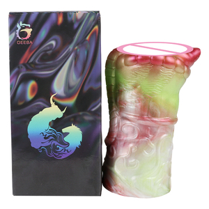 GEEBA Masturbatore Maschile a Forma di Leone, Giocattolo Sessuale con Vagina e Ano Realistici, Coppa per Masturbazione in Silicone per Uomo - Product Image 6