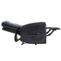 Fauteuil inclinable électrique à quatre moteurs en microfibre Geeksofa, fauteuil médical pour soins à domicile avec appui-tête et soutien lombaire électriques