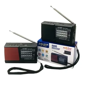 Eletree Nns-Receptor de radio multibanda de 8 bandas, cargador solar y radio, portátil, solar, Sw, Sw, con tecnología de cargador