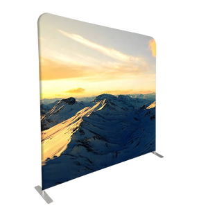 2025 mô hình mới nhất 8ft 10ft 20ft triển lãm Backdrop triển lãm thương mại hiển thị Booth Stretch biểu ngữ đứng căng thẳng vải hiển thị đứng - Product Image 1