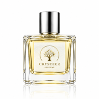 Botol Parfum Kosong Bentuk Kotak Bersertifikat CE 50ml 100ml Botol Kaca Parfum Kosong Transparan Dengan Tutup